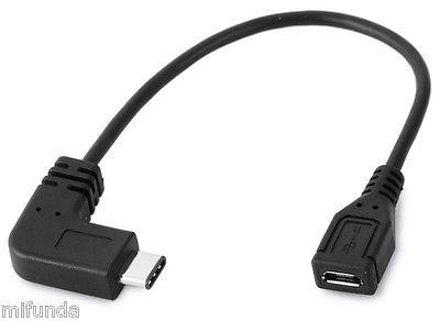 CABLE USB TIPO C 3.1 MACHO/MALE 90º A/TO USB OTG HOST 3.0 HEMBRA/FEMALE ADAPTER