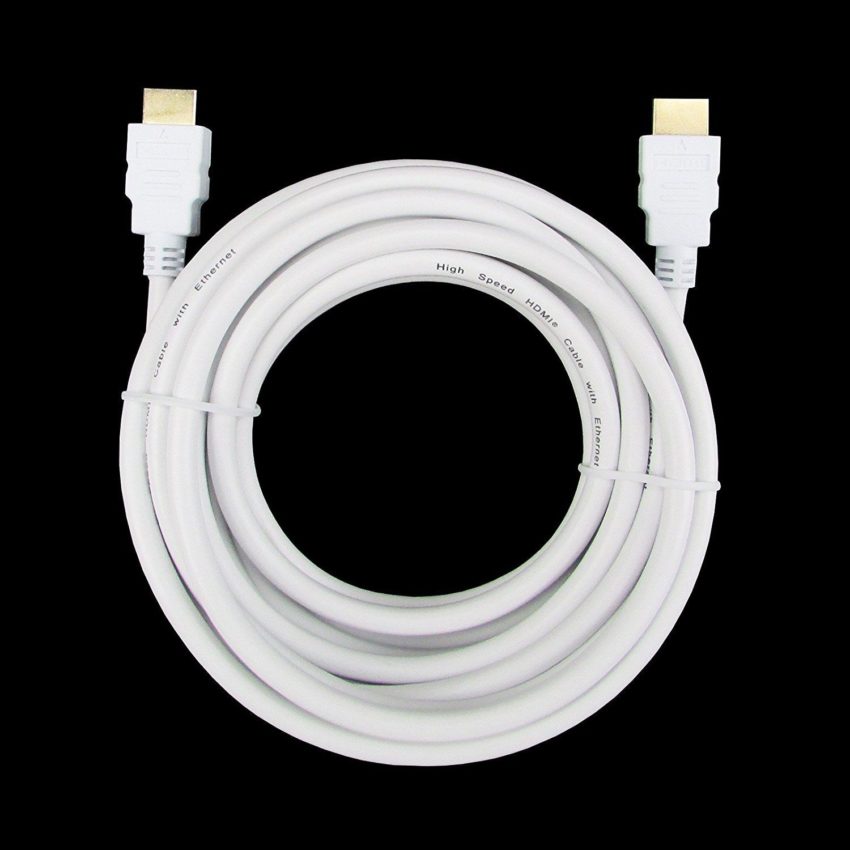 Cable de 5 m Premium blanco hdmi v1.4 Audio Video 4 K 2160p Ethernet HDTV 3D