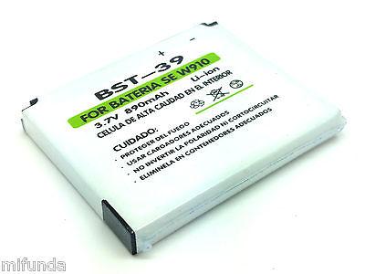 BATERIA BST-39 PARA SONY ERICSSON W910 W20i W910i W380i Z5551 LITIO ION BATTERY 1