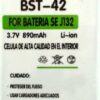 BATERIA PARA SONY ERICSSON J132 BST-42 LITIO ION BATTERY