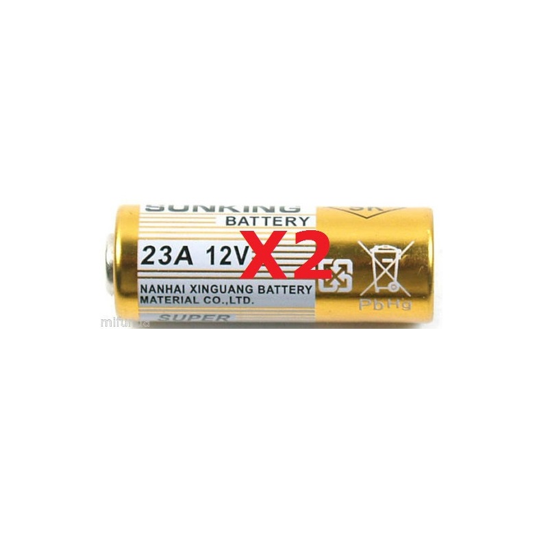 2x Pila SONY 23A LRV08 MN21 V23GA LR23A GP23 L1028 Bateria 12V